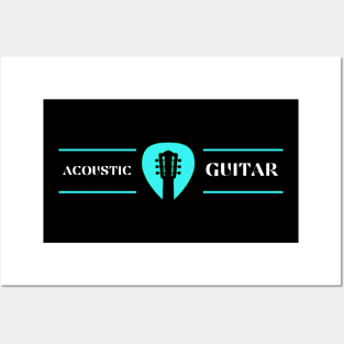 acoustic guitar Posters and Art